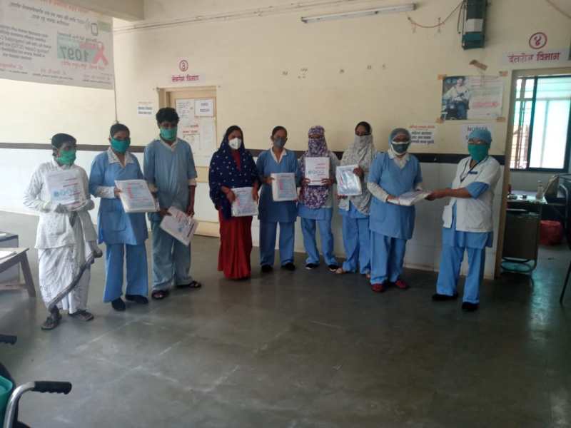 COVID-19 Relief: Distribution of PPE Kits